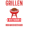 Cooler Griller Barbeque Grillen Spruch