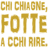 t-shirt Napoli chiagne fotte a cchi rire