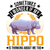 Nilpferd Geschenk Hippo Flusspferd