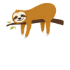 Offizielles Schlafshirt Schlafanzug Faultier