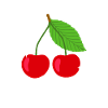 Sour cherries twin siblings design