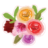 Aquarell Blumen Illustration