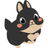 Petit lapin mignon avec cœur