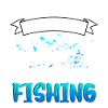 Funny fishing design - funny fisherman motif