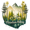 Mountain Biking im Wald