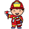 Casque d’extincteur volontaire des pompiers