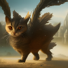Flying cat