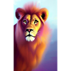Dessin animé d’une lionne queer