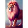 Dessin animé d’une lionne queer