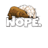Font Nope Bears Sleep