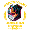 Coolest Dog Dad - Australian Shepherd