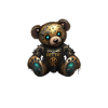 Science Fiction Steampunk Bär Roboter
