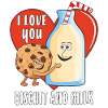 JE T’AIME BISCUIT ET LAIT