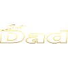 Best Dad gold