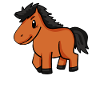 Horse Kids Motif