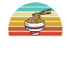 Retro Udon Noodles Design