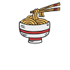 Udon noodles