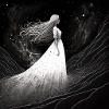 Lady blache contemplating the stars