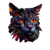Cat Cats Kitten Polygon Cat