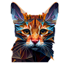 Cat Cats Kitten Polygon Cat