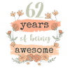 62 anni di compleanno regalo dicendo divertente