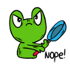 Funny frog, toad