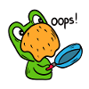 Funny frog, toad