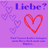 Statement-Untersetzer "Liebe?"