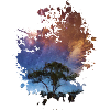 Baum bei Nacht