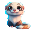 mignon bébé furet
