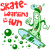 Skateboarding is fun