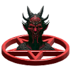Djævelens pentagram satan rædsel