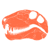 Dimetrodon fossil skull