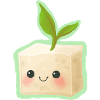 Cute Tofu Illustration