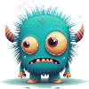 A strange monster to cuddle