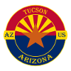 Tucson Arizona Flag USA Travel Souvenir Badge