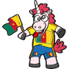 Kameruner Crazy Einhorn