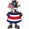 Costa Rican cow fan