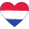 Holland Flag Heart utilisé