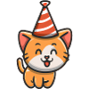 Chat avec Partyhat