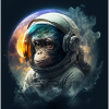 Monkey Astronaut #03