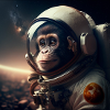 Monkey Astronaut #01