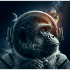 Monkey Astronaut #02