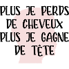 plus je perds de cheveux