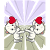 Heart Cats Congratulations Birthday
