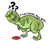 Disc Golf Frisbee T-Rex