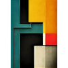 Geometrisches Design im Bauhausstil