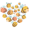 Herz Biene