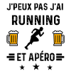 j'peux pas running apéro