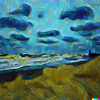 Van Gogh Strand Meer